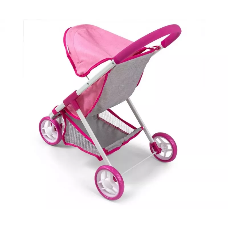 MILLY MALLY carrinho de bonecas Susie Prestige – rosa/cinzento/branco