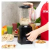 Batedeira MPM MBL-37, 500 W, jarro de vidro 1,5 L, lâmina de aço inoxidável, 2 velocidades, função pulsar, trituração de gelo, preto