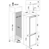Combinado de encastrar frigorífico-congelador Whirlpool WHC18D071A1 com 6th Sense Technology, capacidade total 250 L, classe energética D, branco