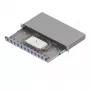 Caixa de fusão de fibra ótica ZVK EasyLan LWL Spleißgehäuse Basic SB0012571HE 12x LC-Duplex Standard OS2 extraível - fibra ótica - conector LC-Duplex