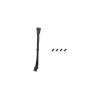 Ventoinha de caixa Deepcool FD12 V2 120mm preta, 4-Pin PWM, rolamento fluido dinâmico