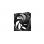 Ventoinha de caixa Deepcool FD12 V2 120mm preta, 4-Pin PWM, rolamento fluido dinâmico
