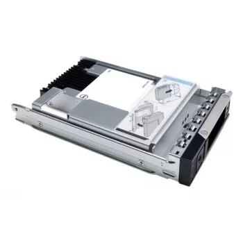 Dell 960GB SSD SATA Mixed Use 6Gbps 512e 2.5in com adaptador híbrido 3.5in 3DWPD