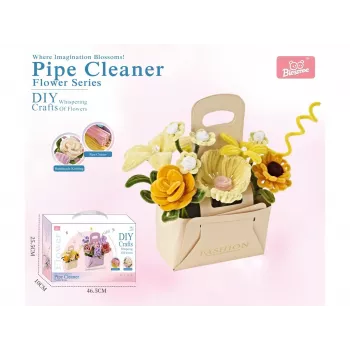 Conjunto de bricolage MADEJ ramo de flores - conjunto de feltro para crianças a partir dos 6 anos