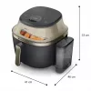 Fritadeira de ar quente Philips NA543/00 7,2 L 2000 W preto, champanhe