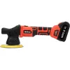 Máquina de polir automóvel Yato YT-82920 5000 rpm 1200W politriz rotativa com velocidade variável, arranque suave, disco de 180 mm, cabo de 5 m