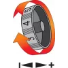 Máquina de polir automóvel Yato YT-82920 5000 rpm 1200W politriz rotativa com velocidade variável, arranque suave, disco de 180 mm, cabo de 5 m