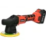 Máquina de polir automóvel Yato YT-82920 5000 rpm 1200W politriz rotativa com velocidade variável, arranque suave, disco de 180 mm, cabo de 5 m