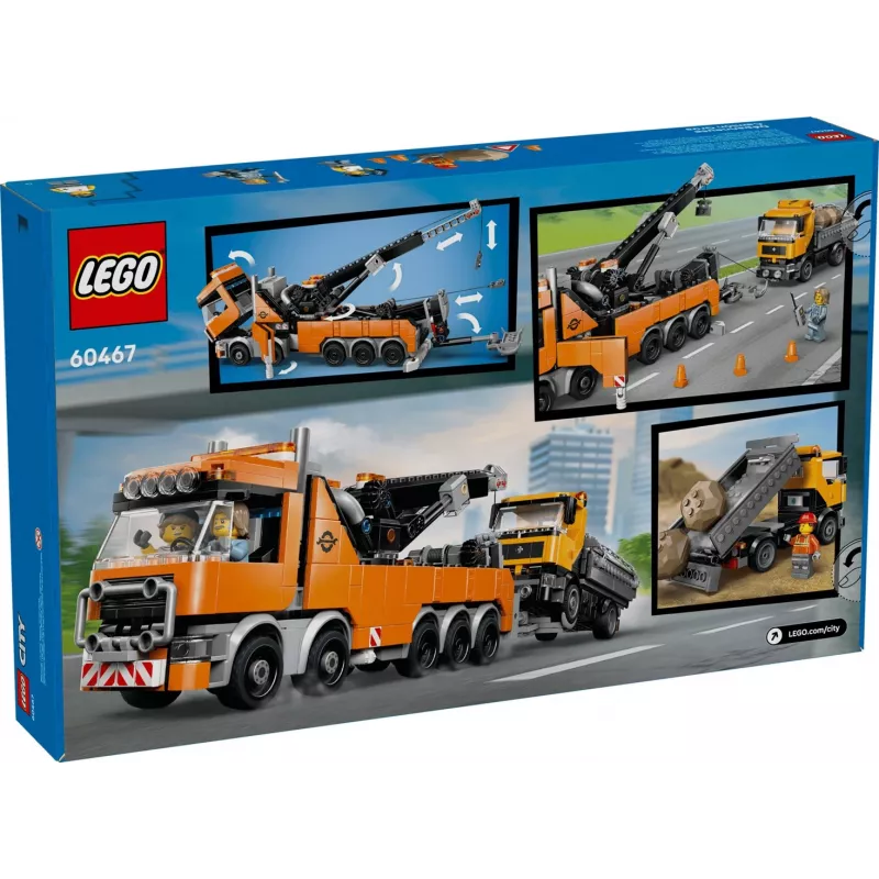 LEGO City 60467 Camião de reboque com grua