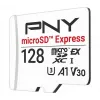 PNY 128GB microSDXC Express Card UHS-I U3 V30 A1 com adaptador SD