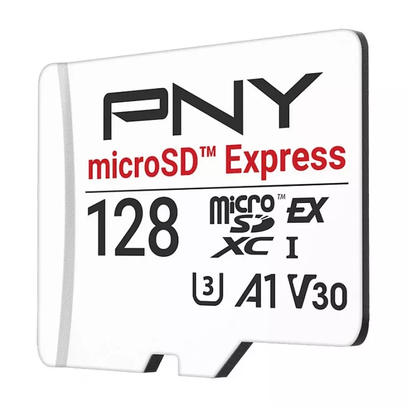 PNY 128GB microSDXC Express Card UHS-I U3 V30 A1 com adaptador SD