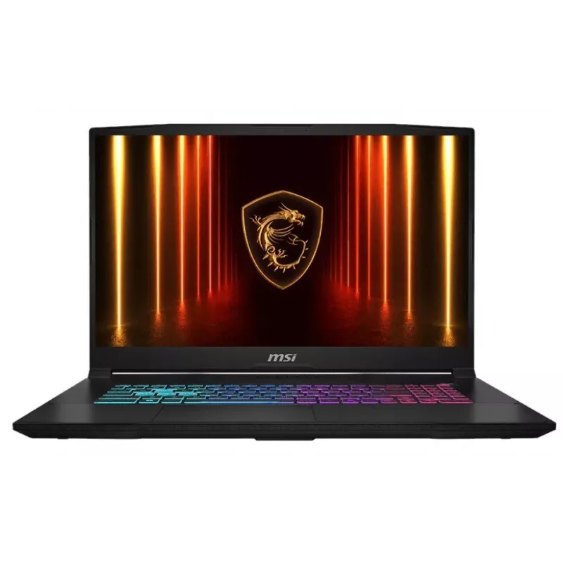MSI Katana 17 HX B14WFK-400XPL Intel Core i7-14650HX 17,3 polegadas FHD 144Hz 16GB DDR5 512GB SSD GeForce RTX 5060 8GB Sem SO Portátil Gaming Preto
