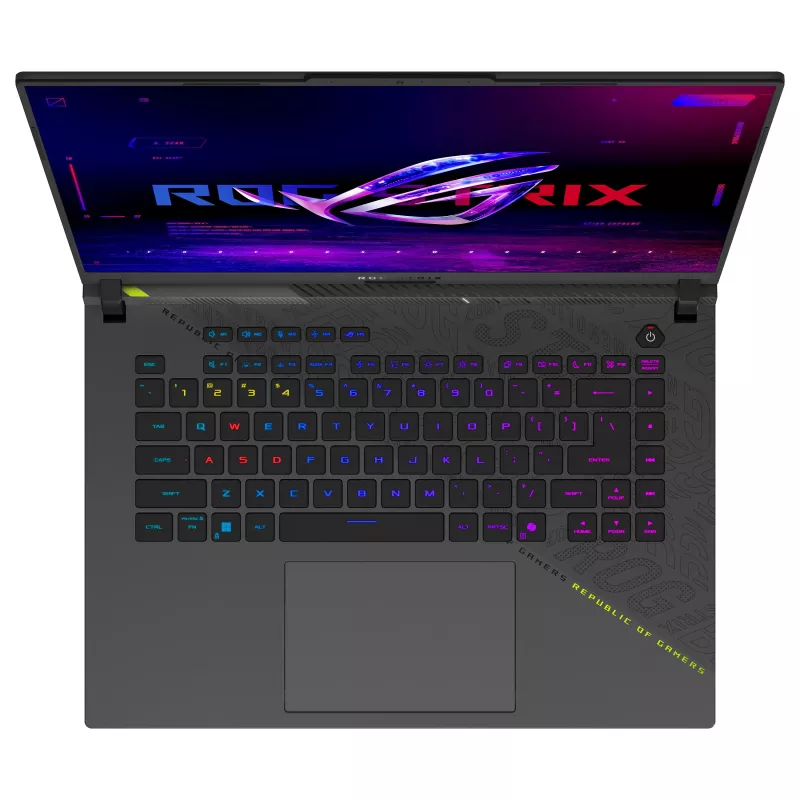 ASUS ROG Strix 16 G614FR-S5226 - 16 polegadas WQXGA IPS 240Hz, AMD Ryzen 9-9955HX, 32GB DDR5 RAM, 1TB NVMe SSD, NVIDIA GeForce RTX 5070 Ti, FreeDOS