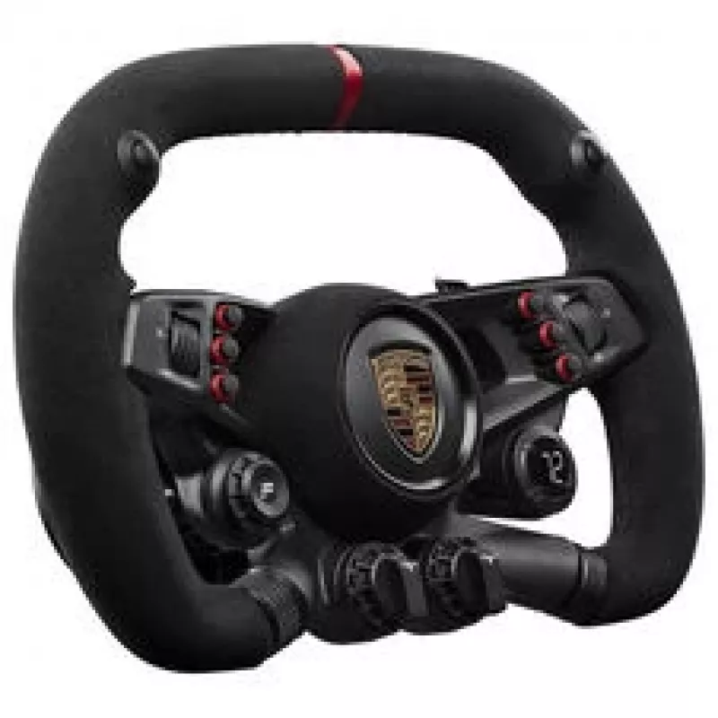 Fanatec CSL Elite Porsche Vision GT Volante, Alcantara, ecrã OLED, 310 mm de largura - Preto