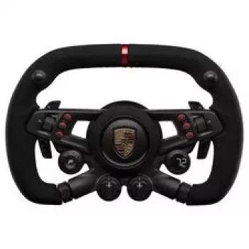 Fanatec CSL Elite Porsche Vision GT Volante, Alcantara, ecrã OLED, 310 mm de largura - Preto