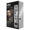 Braun MGK7491 Kit de aparação multiusos 17 em 1, Preto/Prateado, sem fios, Li-Ion, 100 min de autonomia