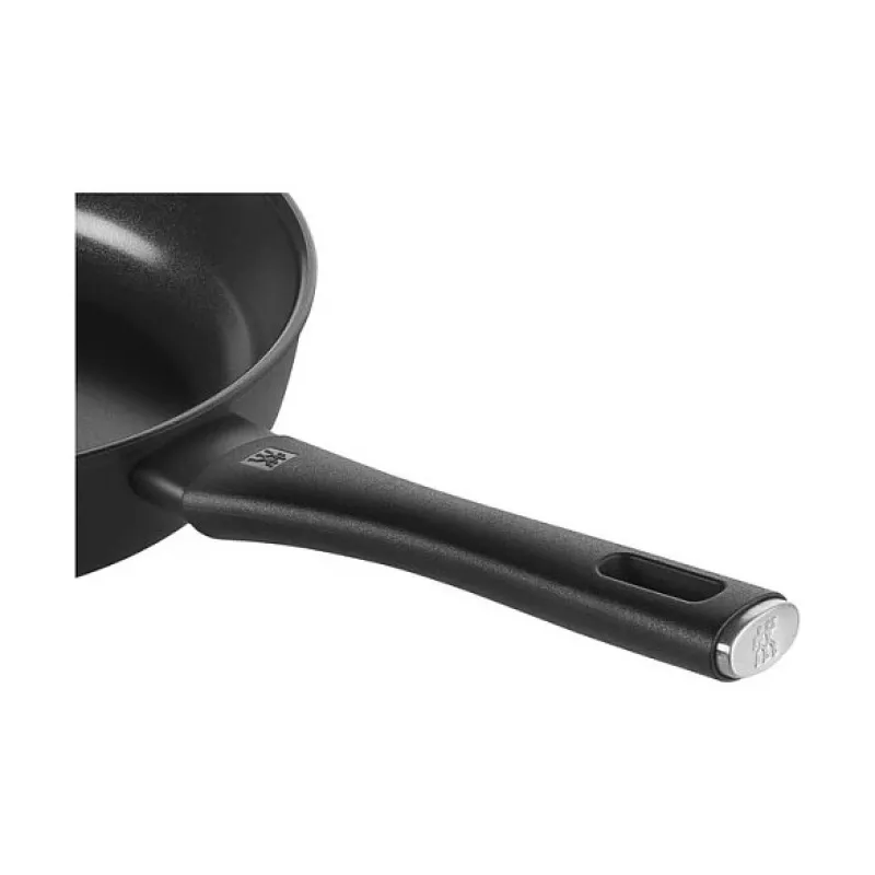 ZWILLING Madura Plus Frigideira salteadora 28 cm, Preto, alumínio forjado, revestimento antiaderente Duraslide Ultra, adequada para indução