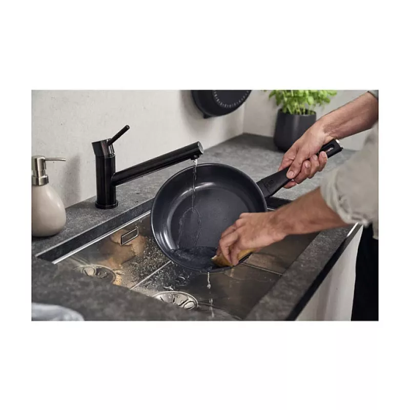 ZWILLING Madura Plus Frigideira salteadora 28 cm, Preto, alumínio forjado, revestimento antiaderente Duraslide Ultra, adequada para indução