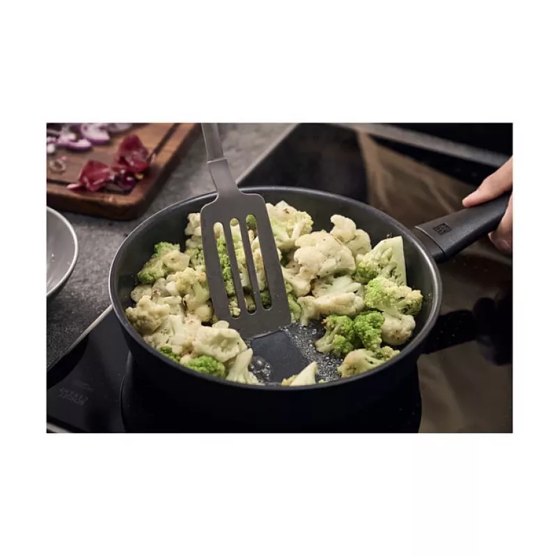 ZWILLING Madura Plus Frigideira salteadora 28 cm, Preto, alumínio forjado, revestimento antiaderente Duraslide Ultra, adequada para indução