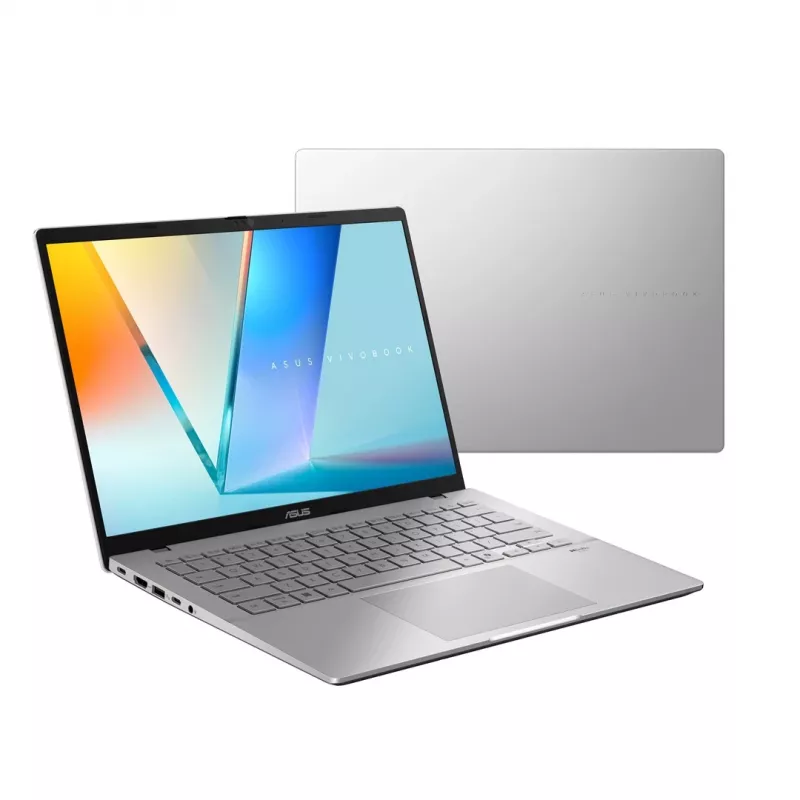 ASUS Vivobook S14 M3407GA-SF013W Ryzen AI 7 445 14,0 polegadas WUXGA 60Hz 300nits 16GB DDR5 512GB SSD Radeon Graphics Câmara FHD 70Whrs Windows 11 Alumínio Cool Silver