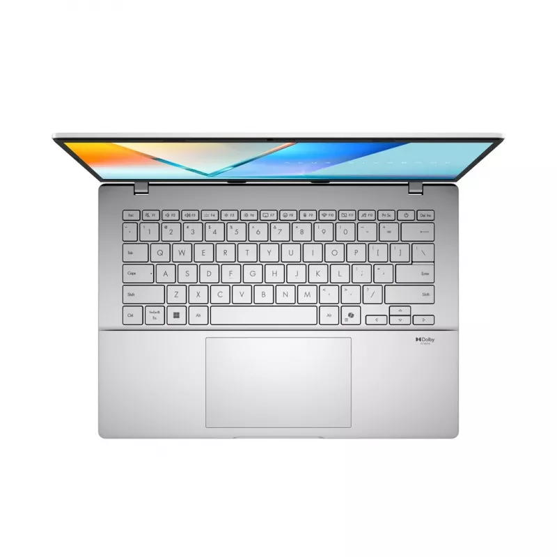 ASUS Vivobook S14 M3407GA-SF013W Ryzen AI 7 445 14,0 polegadas WUXGA 60Hz 300nits 16GB DDR5 512GB SSD Radeon Graphics Câmara FHD 70Whrs Windows 11 Alumínio Cool Silver