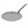 De Buyer 5615.24 Frigideira para crepes, aço inoxidável, Prateado, 24 x 20,1 x 10,9 cm