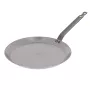 De Buyer 5615.24 Frigideira para crepes, aço inoxidável, Prateado, 24 x 20,1 x 10,9 cm