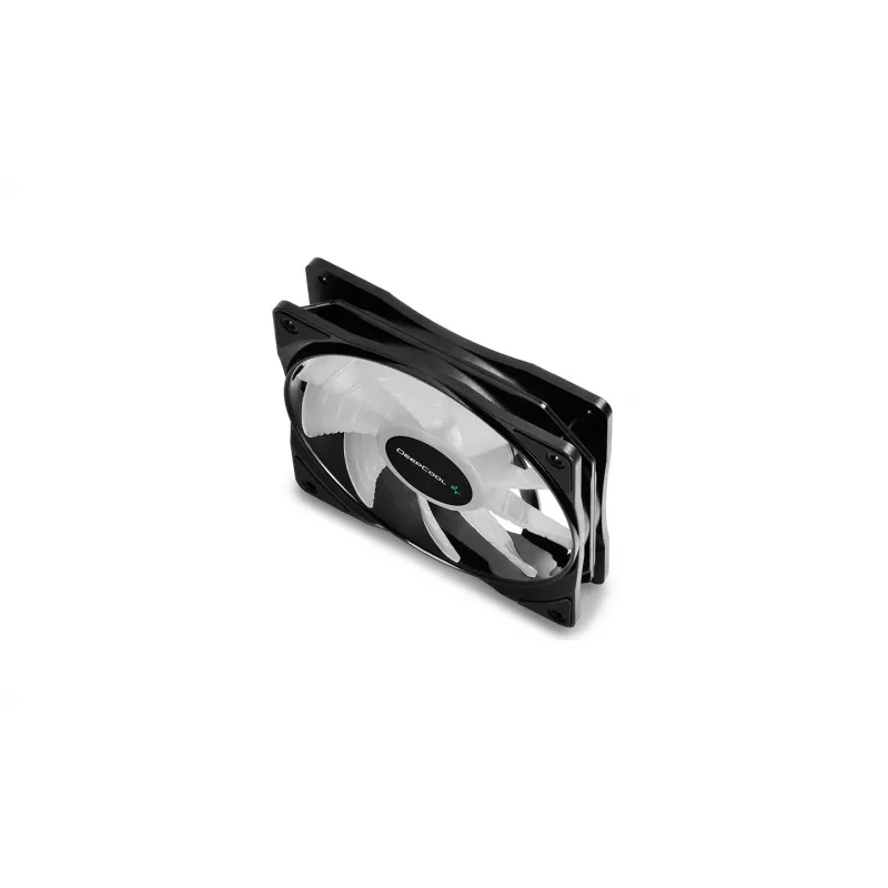 DeepCool RF120 Ventilador de caixa RGB PWM 120mm 3 em 1 (Preto, pack de 3)