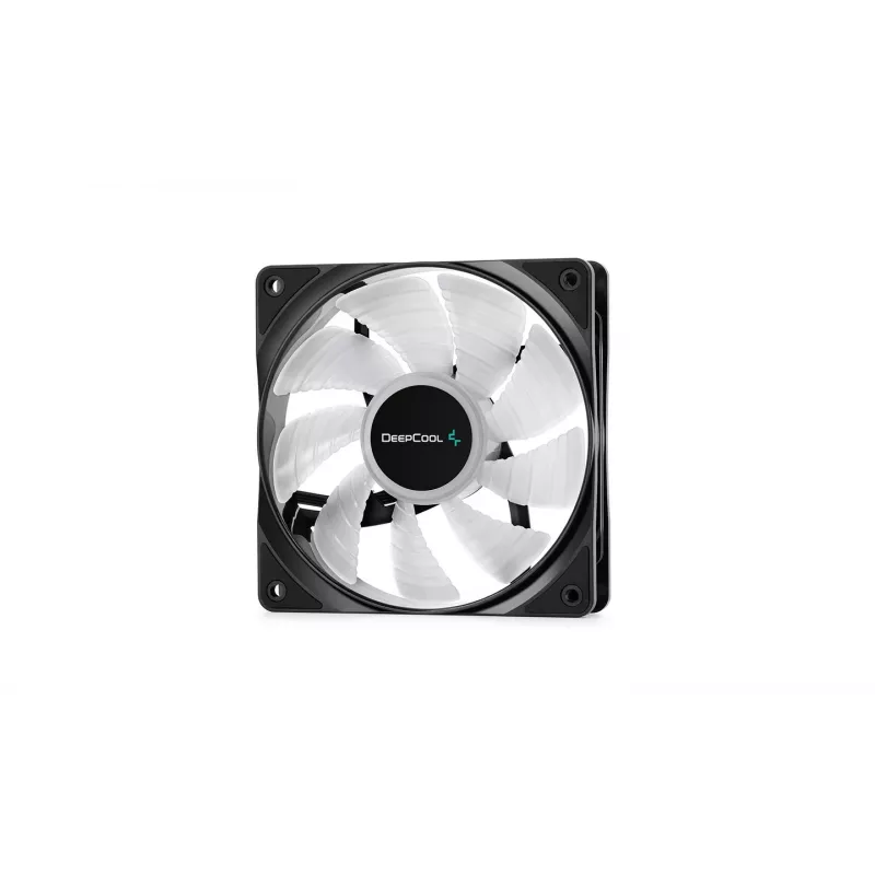 DeepCool RF120 Ventilador de caixa RGB PWM 120mm 3 em 1 (Preto, pack de 3)