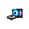 DeepCool RF120 Ventilador de caixa RGB PWM 120mm 3 em 1 (Preto, pack de 3)