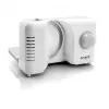 SMAPP 393.5 Máquina de cortar fiambre elétrica, dobrável, 150 W, lâmina de aço inoxidável, Branco