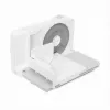 SMAPP 393.5 Máquina de cortar fiambre elétrica, dobrável, 150 W, lâmina de aço inoxidável, Branco