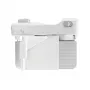 SMAPP 393.5 Máquina de cortar fiambre elétrica, dobrável, 150 W, lâmina de aço inoxidável, Branco