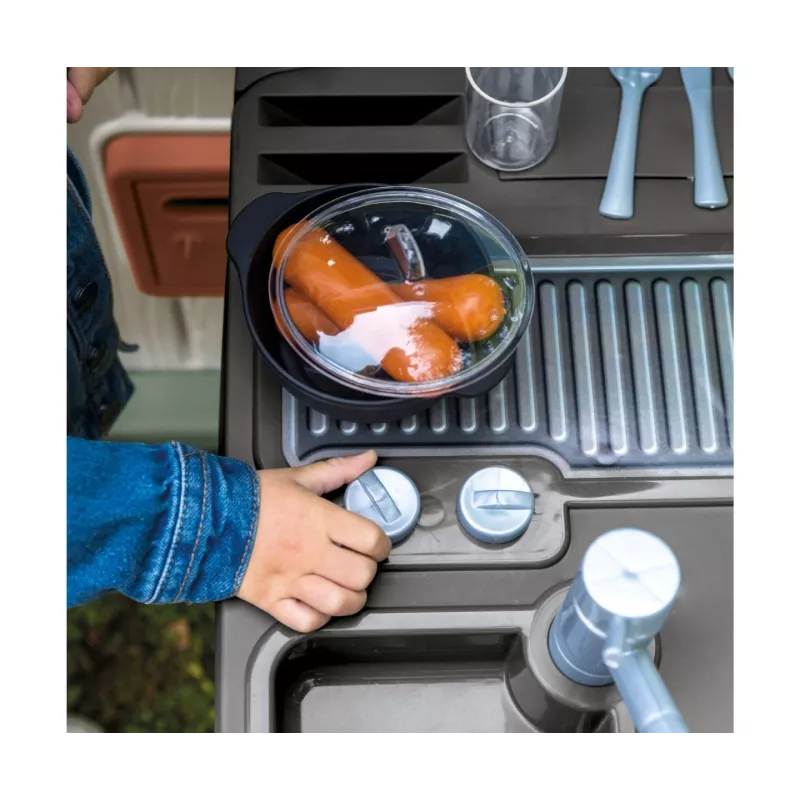 Smoby Life Summer Kitchen Grill com acessórios