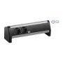 Bachmann DESK régua de tomadas 2x Schuko (tipo F) com carregador USB-C 30W, alumínio/plástico, cabo 2m