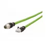 METZ CONNECT 142M2X15050 cabo patch Cat6a M12 para RJ45 5m verde