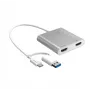 j5create JCA365-N Adaptador USB-C para HDMI Duplo Multi-Monitor - 3.2 Gen 1 - USB-A e USB-C - 4K 60Hz