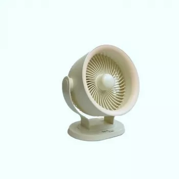 Maestro BT-003 Ventilador de mesa USB, preto, 10 cm de pás, 2 velocidades, design compacto