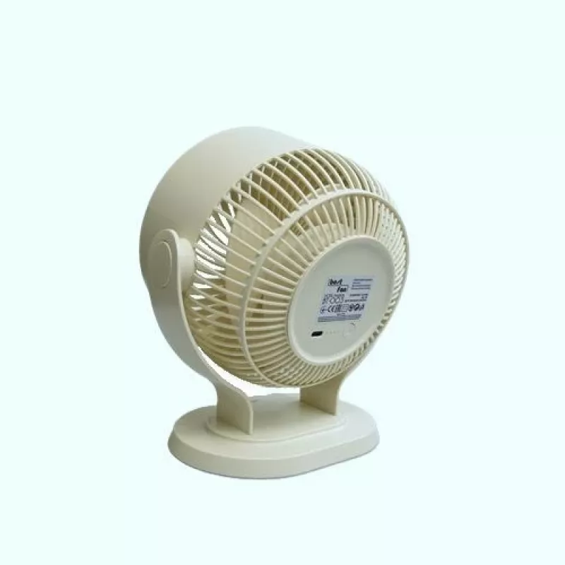 Maestro BT-003 Ventilador de mesa USB, preto, 10 cm de pás, 2 velocidades, design compacto