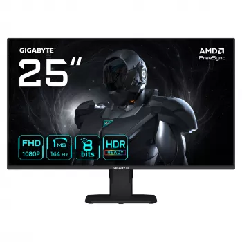 GIGABYTE GS25F14 monitor gaming de 24,5 polegadas Full HD SS IPS, 144 Hz, 1 ms, HDR