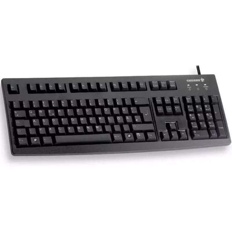 Cherry G83-6105LUNCH-2 CH Teclado com fio USB Preto Layout QWERTZ