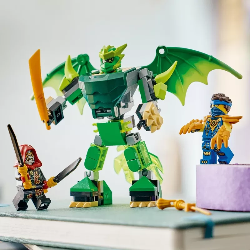 LEGO Ninjago 71862 Lloyd's Dragon Mech Battle Pack blocos de construção