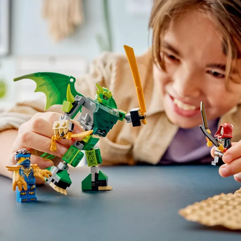 LEGO Ninjago 71862 Lloyd's Dragon Mech Battle Pack blocos de construção