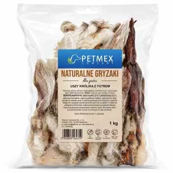 PETMEX Orelhas de coelho com pelo 1kg