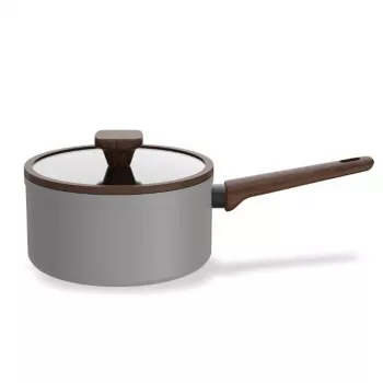 Maestro MR-1211-18S Panela com tampa 18cm 1,9L aço inoxidável cinzento