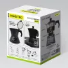 Maestro Granite MR-1667-3 Cafeteira moka 150ml 3 chávenas cinzento