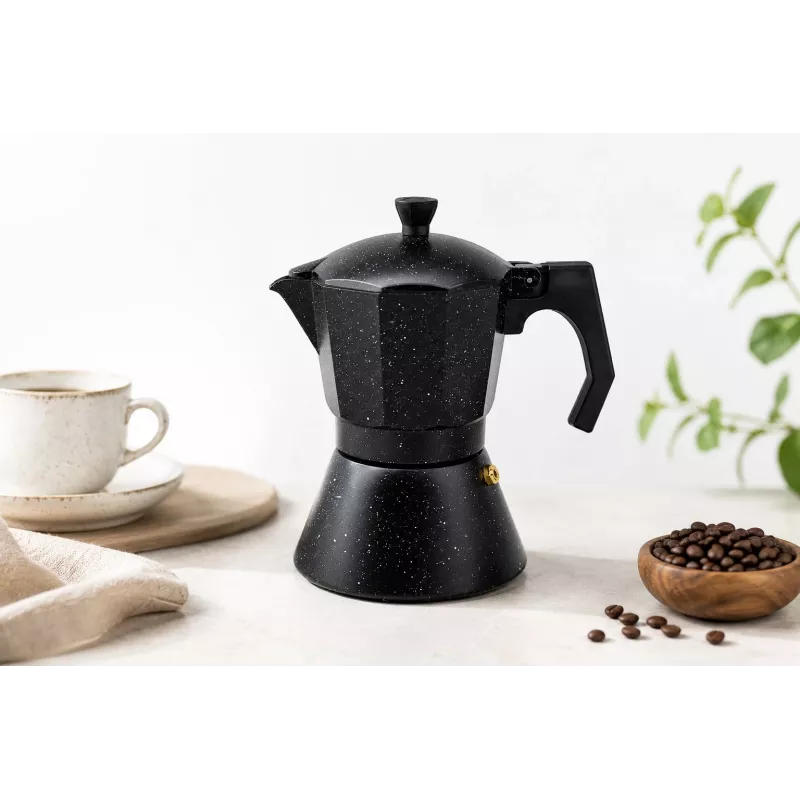 Maestro Granite MR-1667-9 Cafeteira expresso para fogão 450ml 9 chávenas