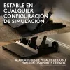 Logitech G RS Racing Pedals - Conjunto de 3 pedais com travão load-cell - Preto - para PC