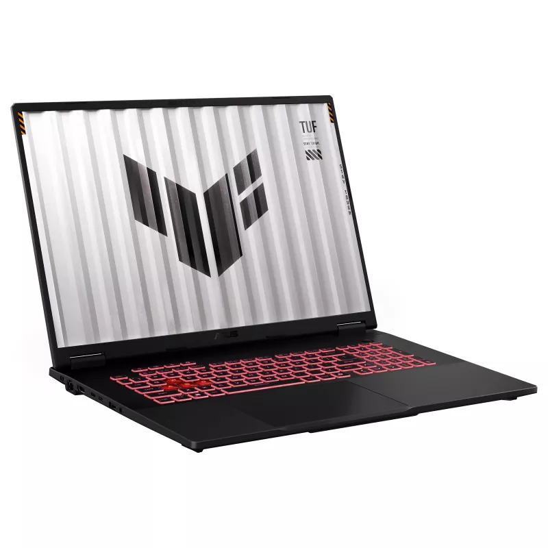 ASUS TUF Gaming A18 FA808UP-S8012W Portátil Gaming, 18 polegadas WUXGA IPS 144Hz, AMD Ryzen 7 260, 16GB DDR5, 1TB SSD, GeForce RTX 5070 8GB, Windows 11 Home, teclado alemão QWERTZ