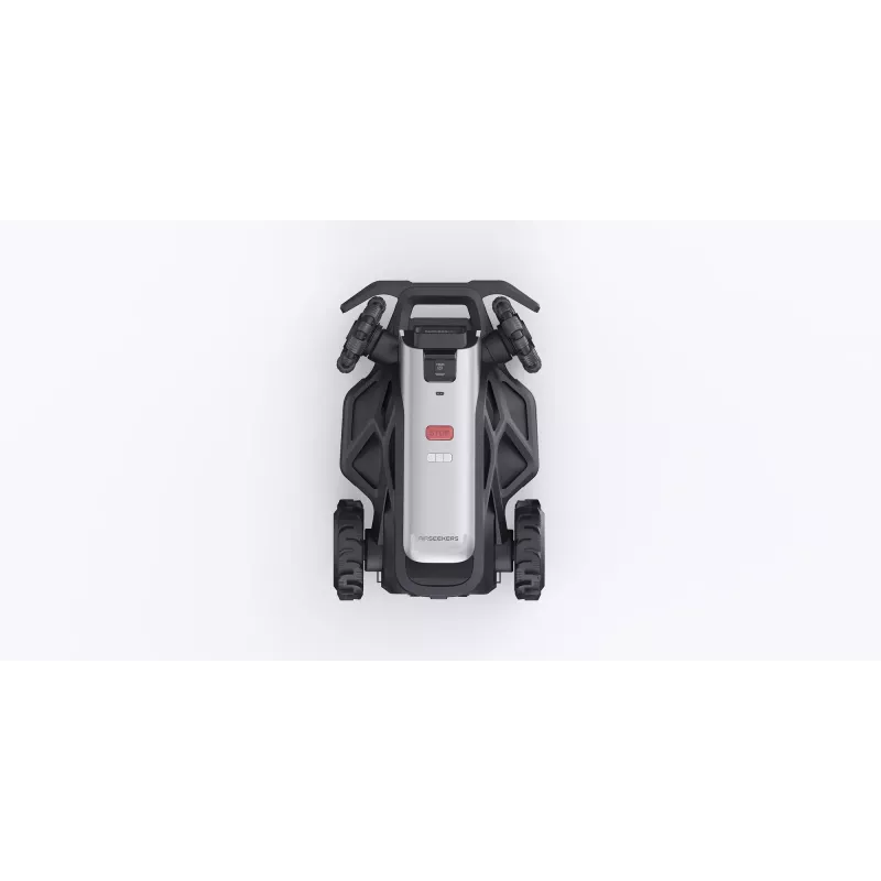 Corta-relvas AIRSEEKERS Tron SE 300° AI Vision com mulching, 1500m², AI Vision + RTK, corte de bordas, 10 Ah